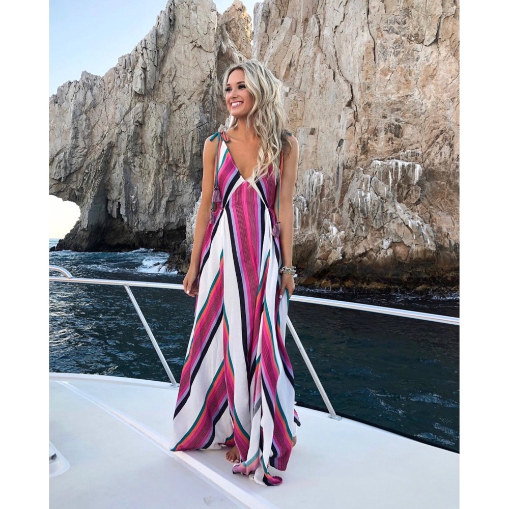 NWT Free people neon lights maxi XS